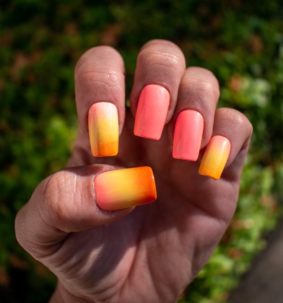 Sunset Gradient Nails