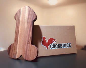 SCHIFFE SCHNELL !!! CockBlock Cockuterie Board mit Gravur in 3 Größen, Perfekte Gag Geschenk für Partys und Junggesellinnenabschiede