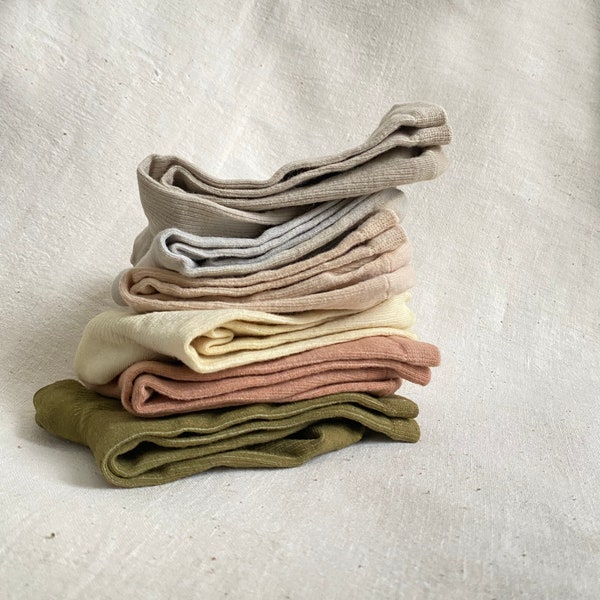 Naturally Dyed Organic Cotton Socks