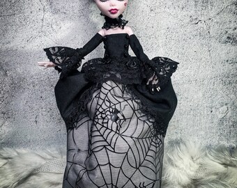 Vampir Dame Kleid Monster Puppenkleidung individuell