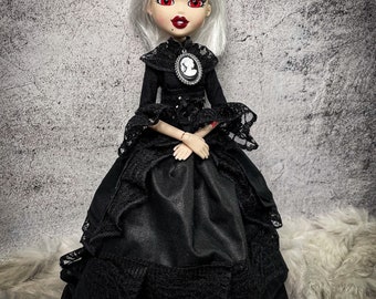 Black Gothic lady dress for BRATZILLAZ/BRATZ