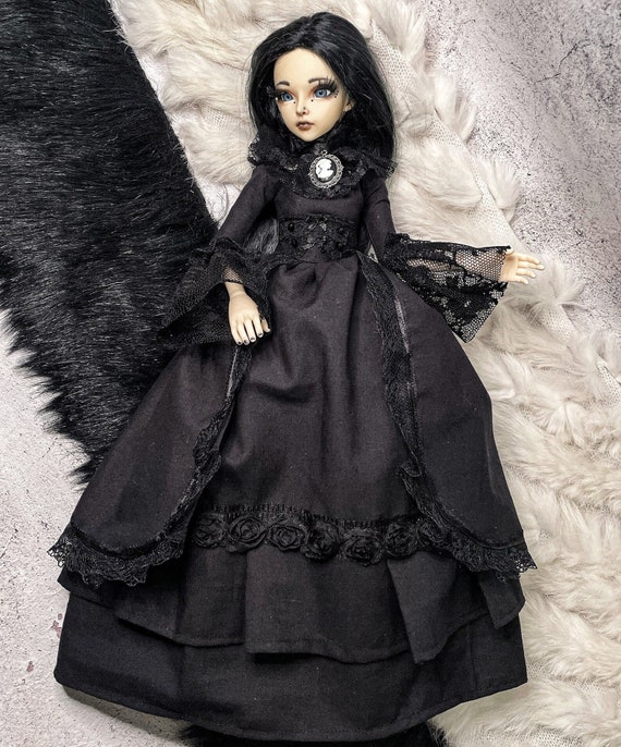 doll with black dress Maeve Strapless Twist Front Jacquard Babydoll Mini Dress  American Threads Black / M