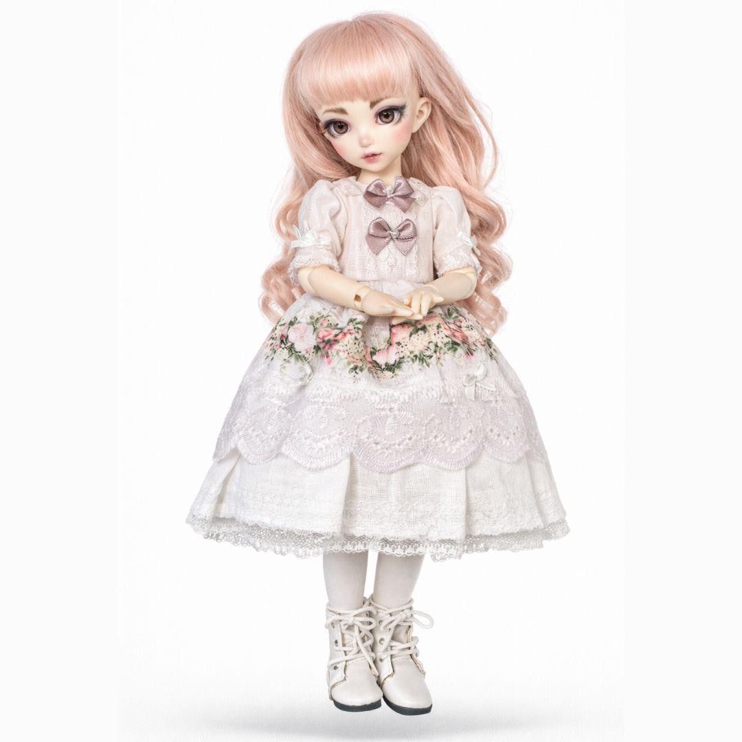 Porcelain Doll Dress BJD YO-SD 1/6 Littlefee, Soom Teeniegem, Luts