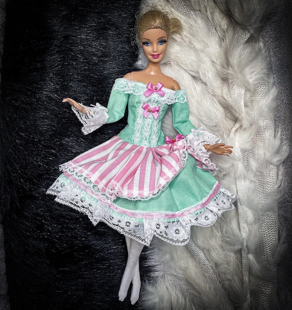 Sweet Mint Pink Lolita Dress for Fashion 11 5 Inch 30 Cm Size Doll Clothes Etsy