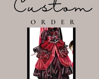 Custom order!! Dress monster doll 3 gen clothes custom