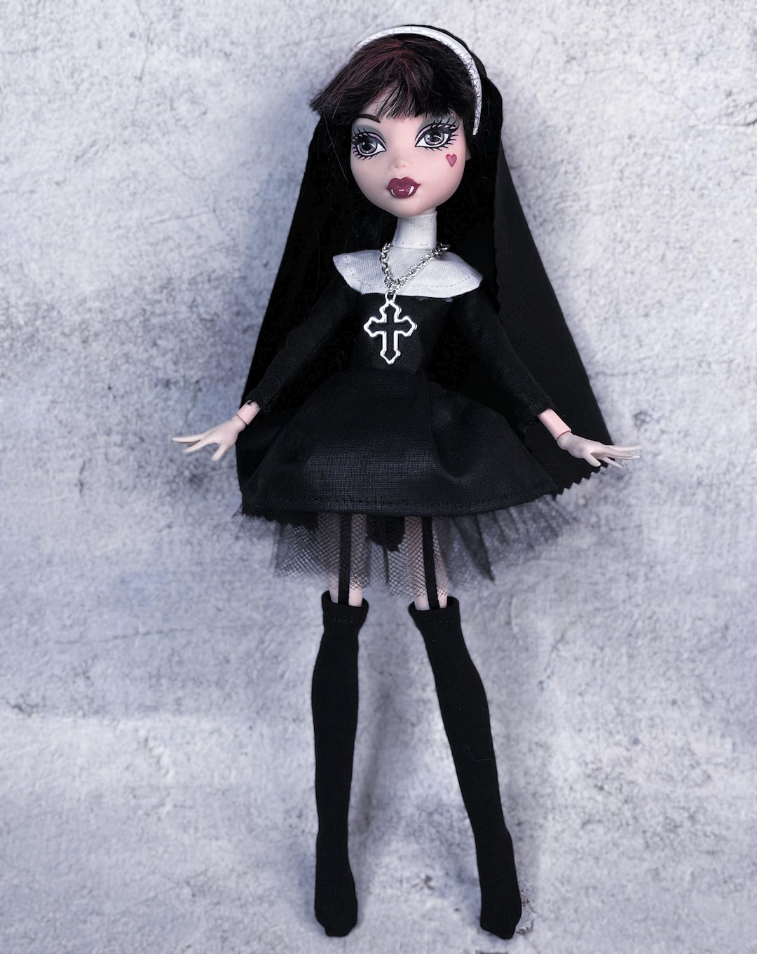 Sexy Nun Catholic Set Clothes for Doll Clothes Custom - Etsy