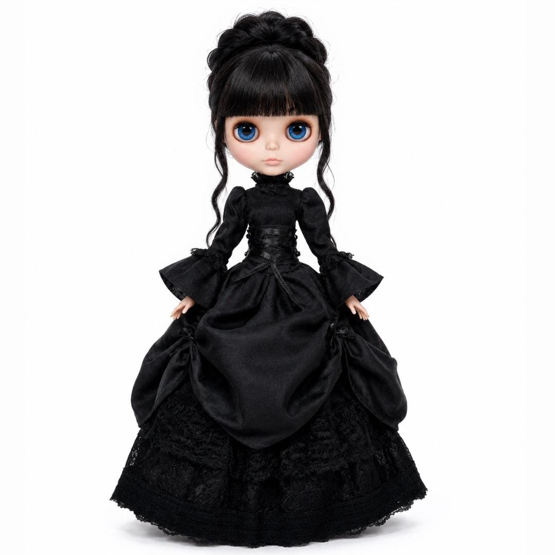 black blythe dress Color:Pure Black
