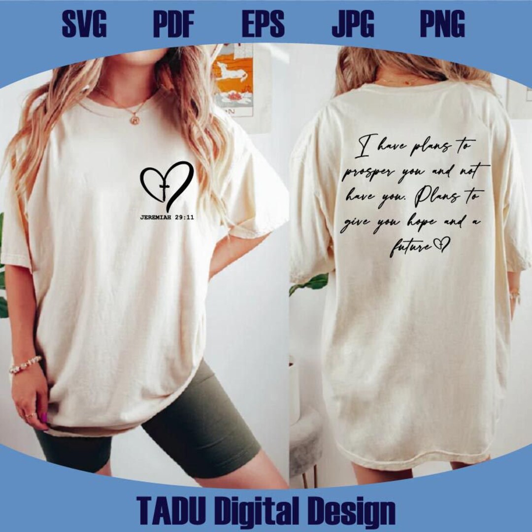 I Have Plans to Prosper You Svg Christian Svg Bible Verse Svg