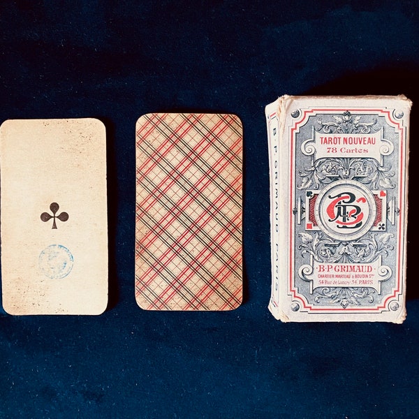 Tarot Nouveau de 1890 ! - Grimaud - Très Rare - Complet + Boite