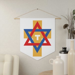 Home Decor Pennant Banner of the East Golden Dawn Pennant image 1