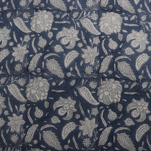 100% Cotton Bedsheet hand block printed Bed Sheet with pillow covers Indian print home decor bedspread Fitted sheets Queen bedsheet Blue