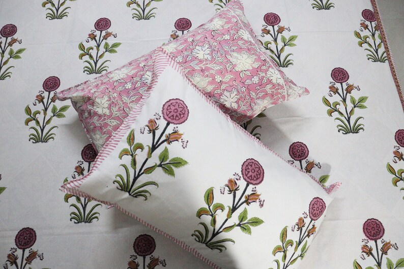 Block Print Bed Sheets