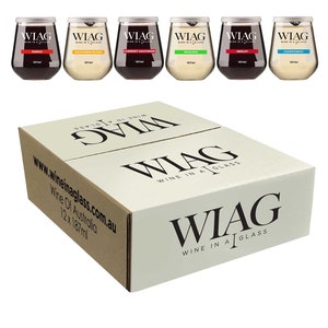 WIAG - Wine In A Glass 12 & 24 Gift Pack Mixed Varietals