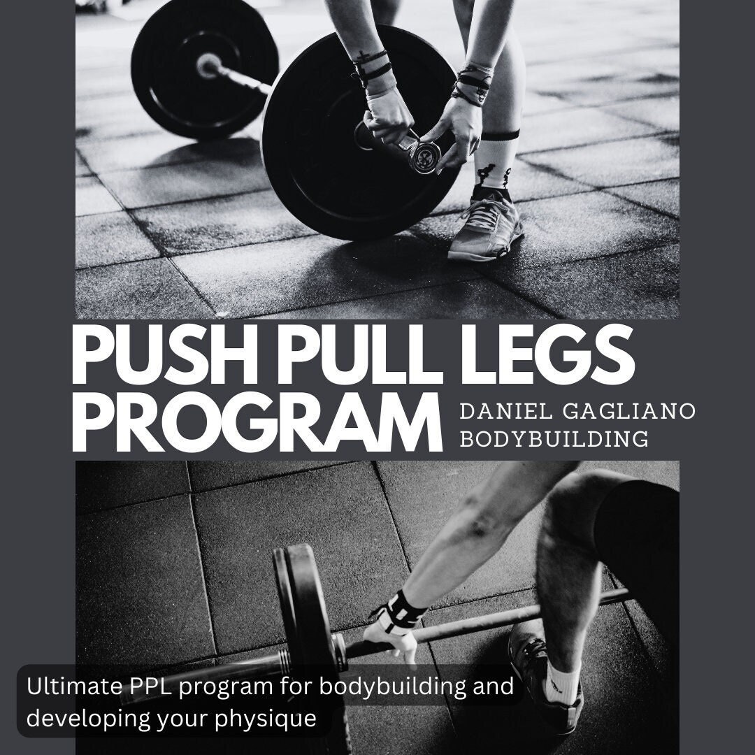 Push Pull Legs PPL Bodybuilding Program for Beginners and Etsy
