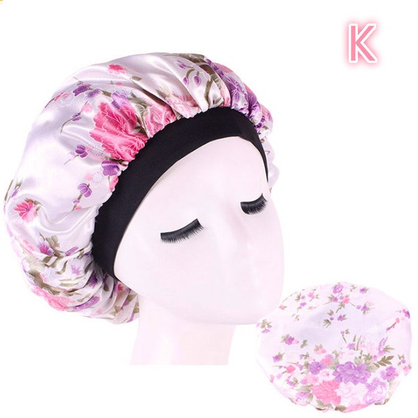 Satin Hair bonnet, Satin Elasticated, Sleep Hat Bonnet, Headscarf, Night Sleep, Protecting Hairstyle, Night Cap, Protecting Hairstyle, Gift