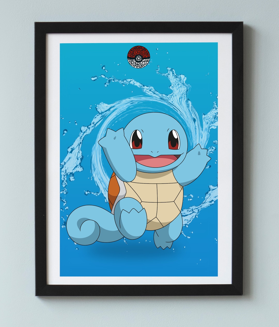 Squirtle Pokémon Printable Instant Downloadable Digital Art - Etsy