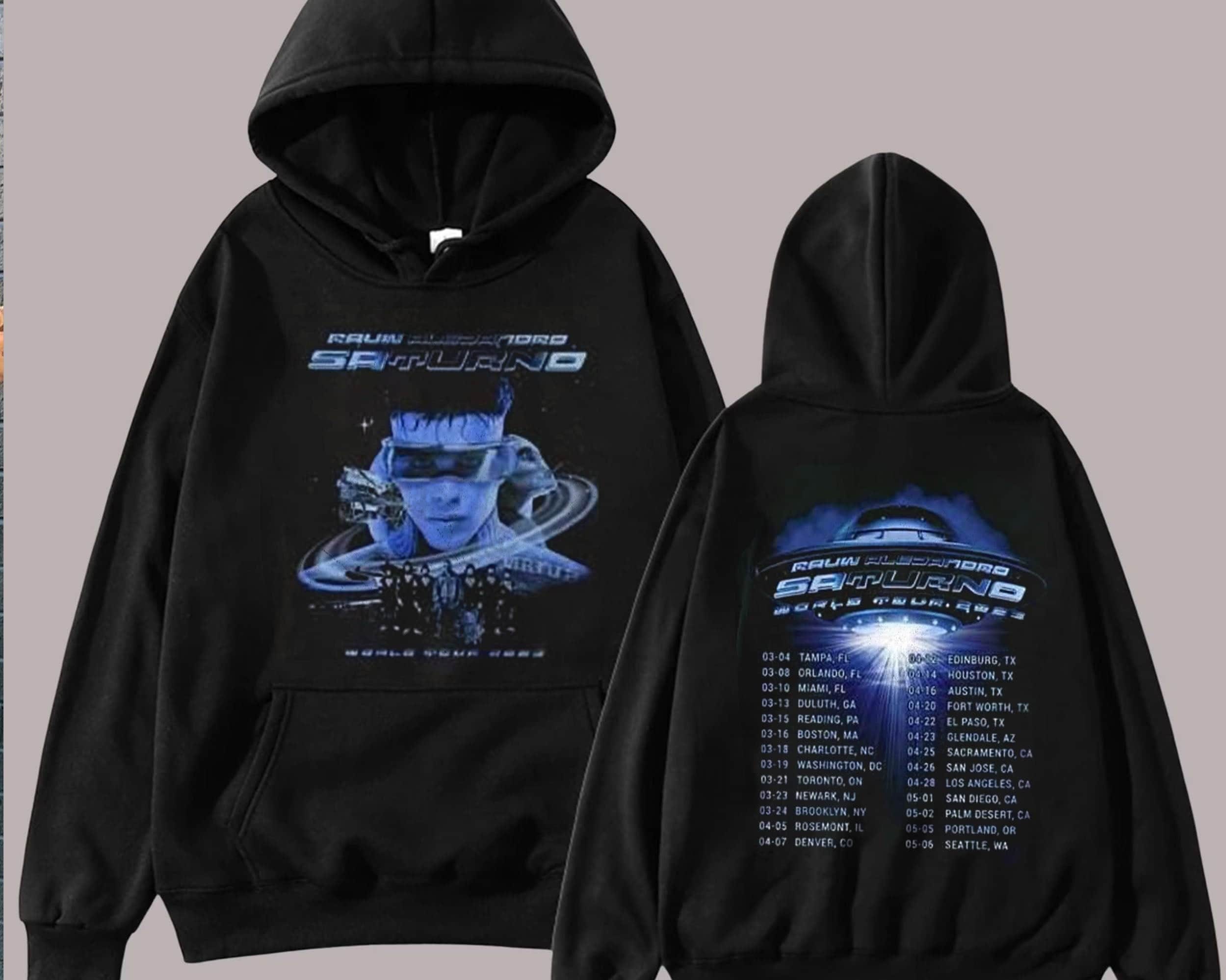 Rauw Alejandro World Tour 2023 T-Shirt, Rauw Alejandro Shirt, Saturno ...