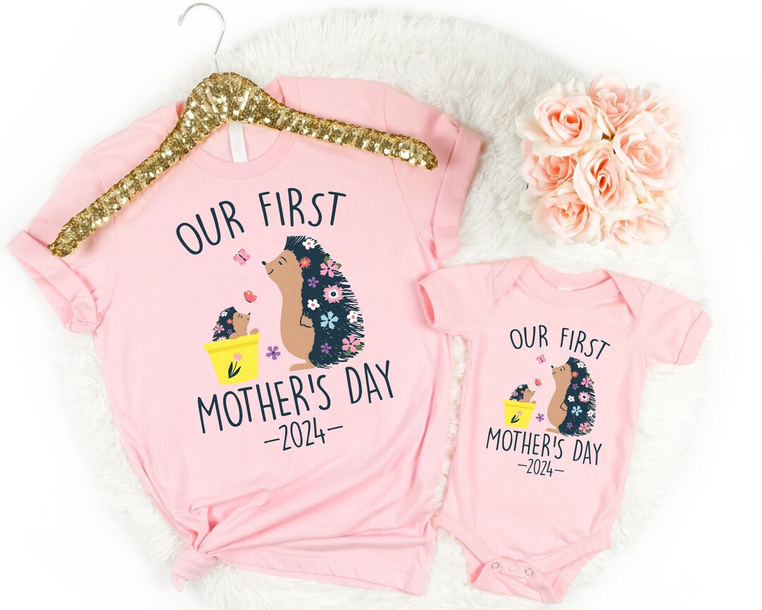 Our First Mothers Day Shirt, First Mother's Day Gift, Mothers Day Baby ...