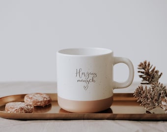 Birthday Gift for Best Friend – Personalized Ceramic Mug with Engraved Name, Gift for Mom or Sister, Stoneware-Style Mug 12 oz