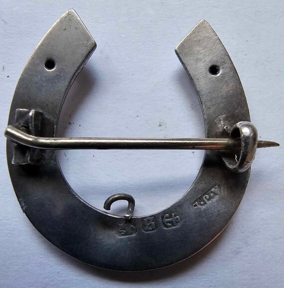 Arthur Johnson Smith sterling silver horseshoe br… - image 2