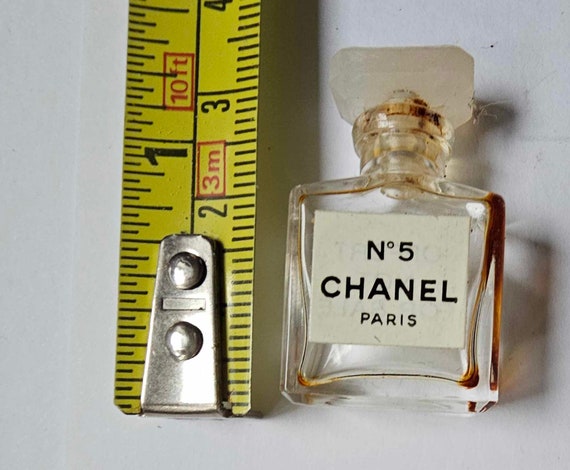 Vintage Empty Chanel No.5 Miniature perfume bottle - image 2