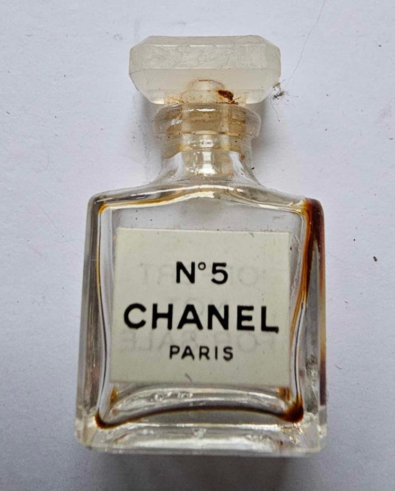 Vintage Empty Chanel No.5 Miniature perfume bottle - image 1