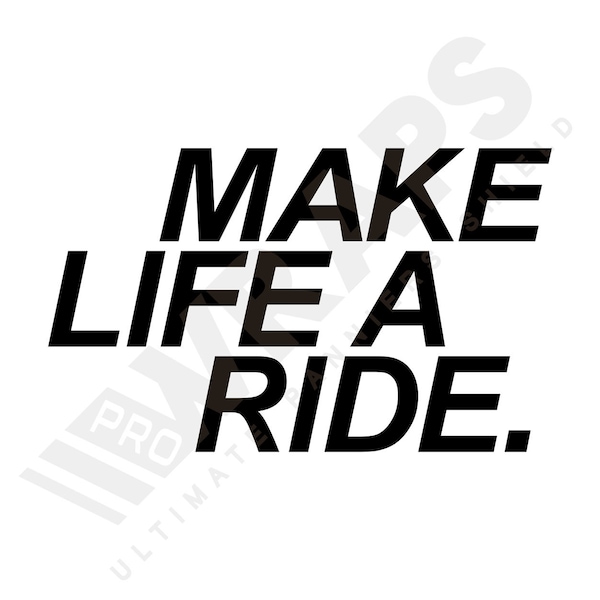 Naklejka BMW make life a ride na auto lub motocykl