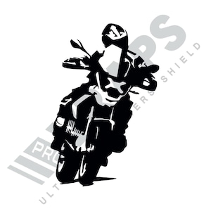 R1300 GS naklejka motocyklista BMW na auto