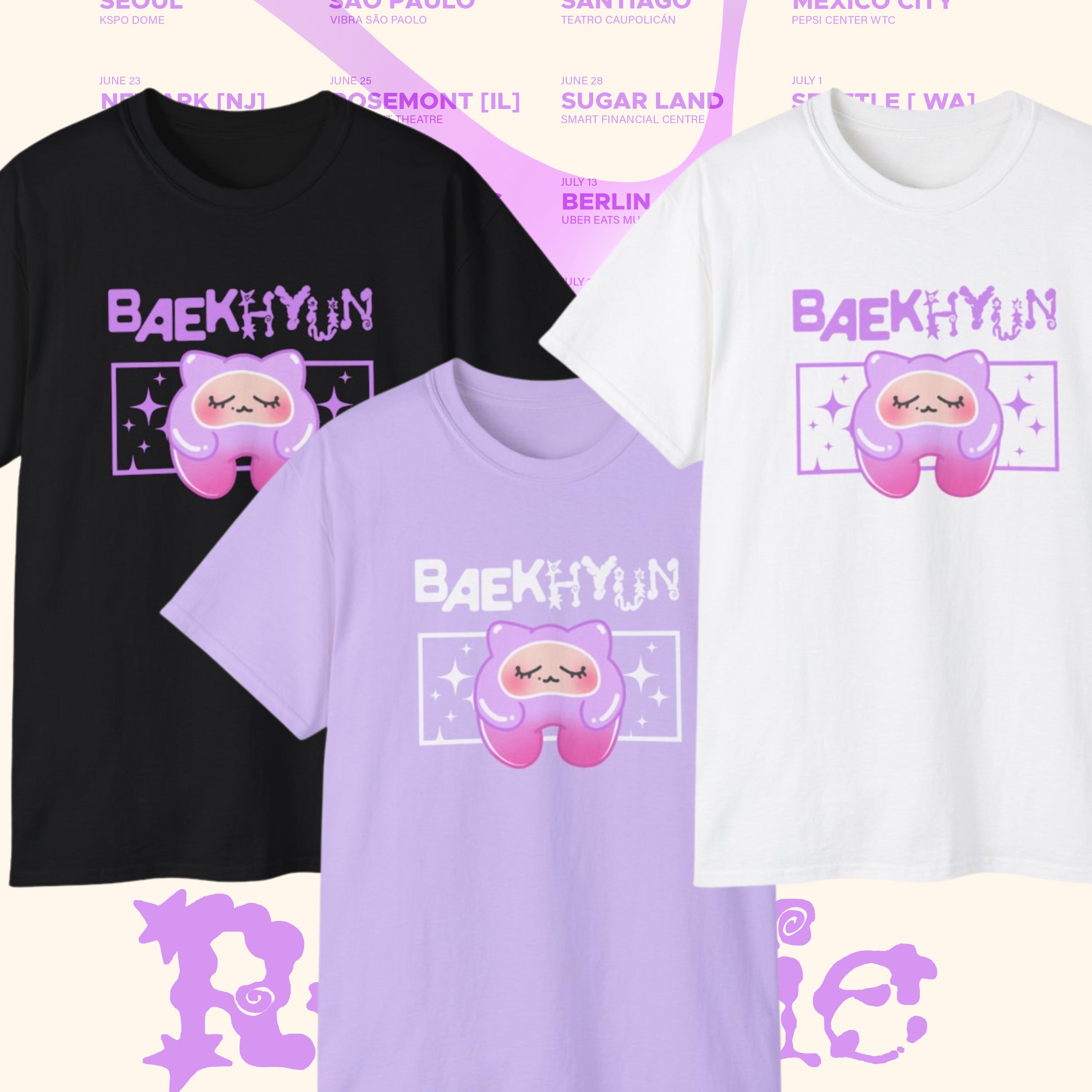 EXOベッキョン2025 BAEKHYUN Reverie ソウルコンTシャツ BAEKHYUN - [Reverie] 2025 WORLD TOUR OFFICIAL MD T-SHIRT