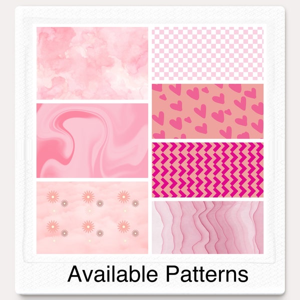Magnetic Locker Wallpaper - Pink Panels -16 Panels