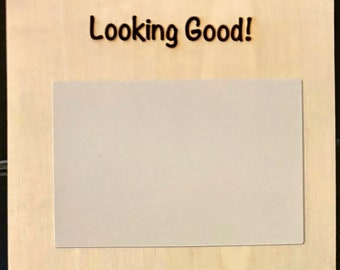 Magnetic Dry Erase Board | Magnetic Locker Whiteboard | Back to School Decorations | 8”x12”