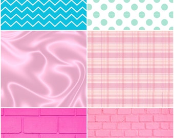 Magnetic Locker Wallpaper / 3 sizes  - (each tile / panel is 4x6 inches)