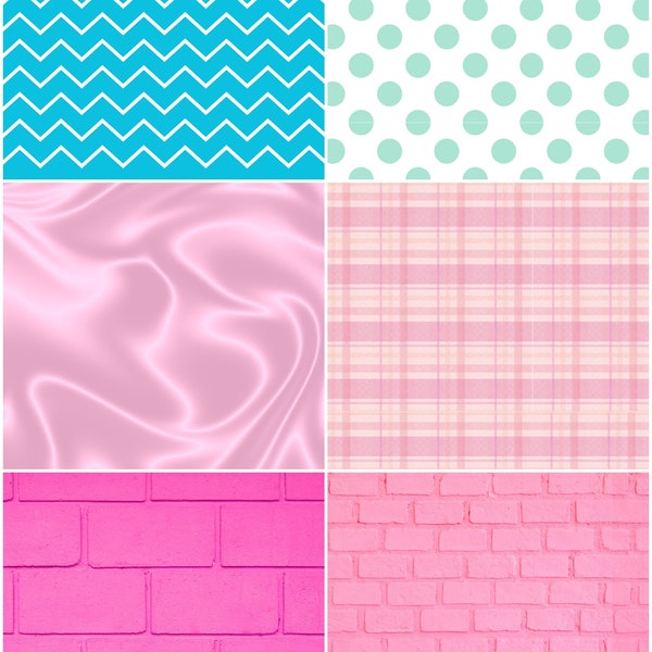 Magnetic Locker Wallpaper / 3 sizes  - (each tile / panel is 4x6 inches)