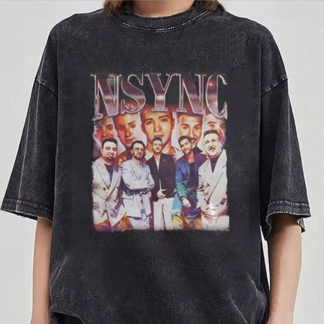 NSYNC 90s Band Music Shirt, Bootleg Boy Band Vintage Sweatshirt, Retro