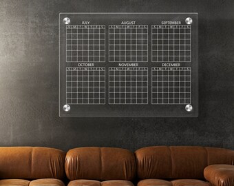 Acryl personalisierte Club-Wochenberichtstafel/Maßgeschneiderte Familien-Wochenberichtstafel/Campus-Wochenberichtstafel/Büroplanungstafel