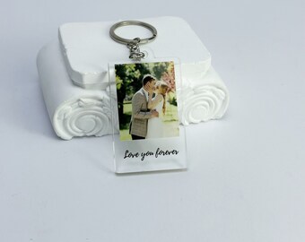 7 colors Custom Photo Keychain | Personalized Photo Keychain | Anniversary Gift | Gift for Him | Gift for Her | Christmas gifts