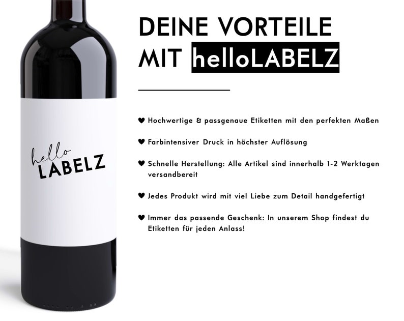 Geburtstagsgeschenk Weinetikett Blumen Personalisiertes Wein Etikett Geburtstag Geschenk 30 40 50 Freundin Kollegin Ruhestand Bild 4