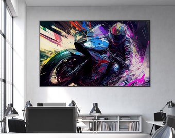 Graffiti Moto Madness - Digital nedladdning av gatukonst för motorcykelracing