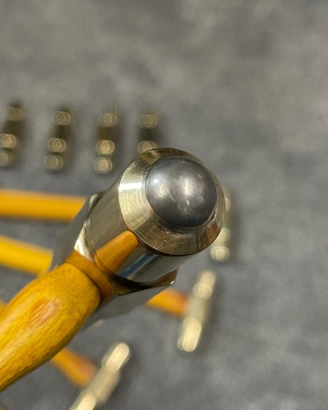 Carbide Faced Tagane Ball Peen Hammer Head Only, Fit Your Own Handle