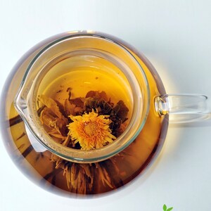 Blooming Tea Black Set Box, 9 Pieces Blooming Tea, Perfect Gift, Perfect Gift image 4