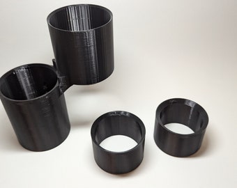 Audi A6 2-compartment cup holder (0.25L, 0.33L, 0.5L)