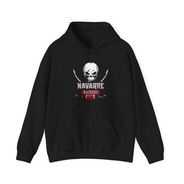 Navarre Raider Football Hoodie - Unisex Heavy Blend Hooded Sweatshirt