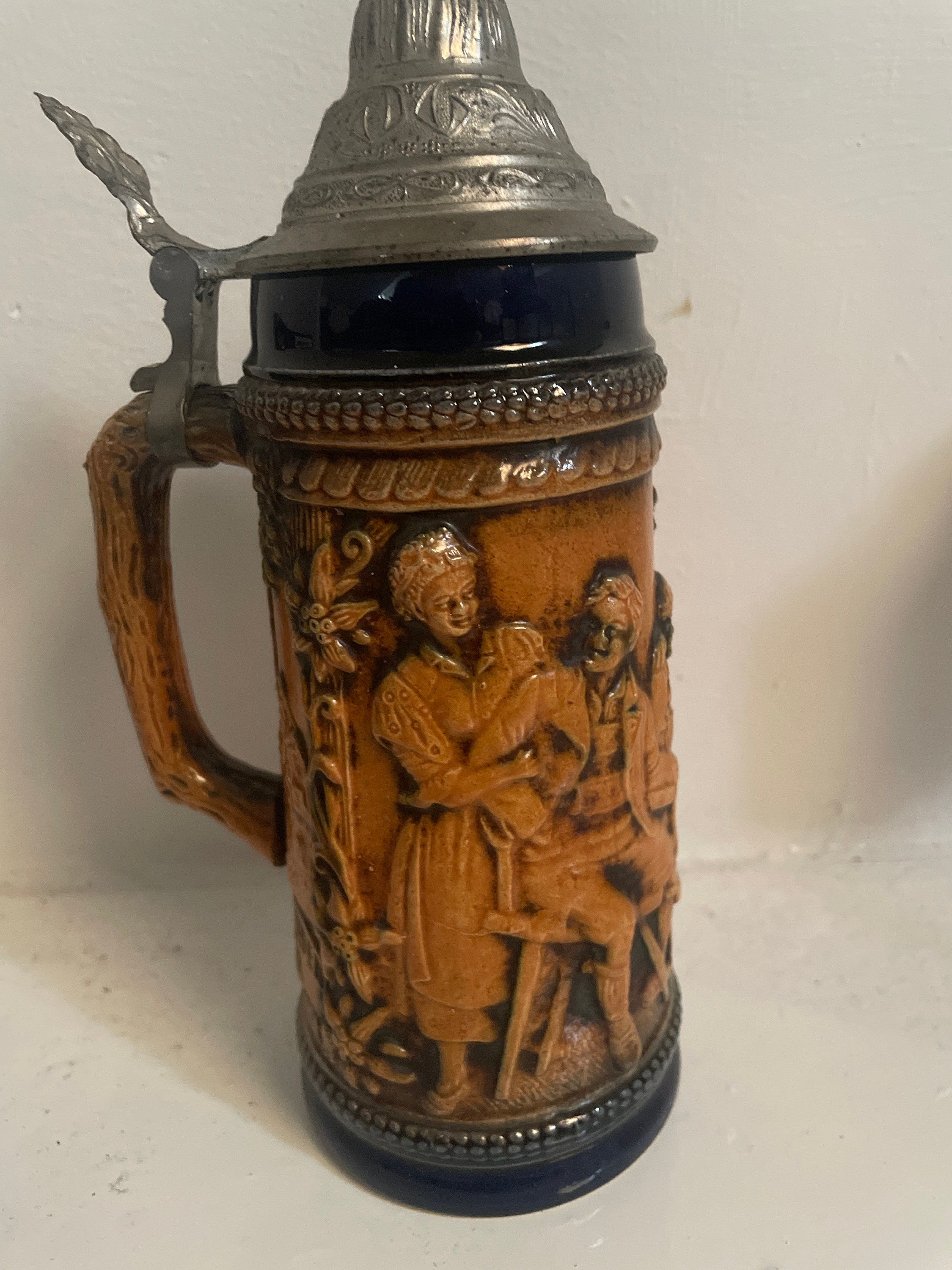 Antique German Beer Stein Etsy