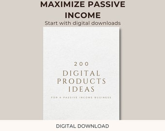 50 Digital Products Ideas to Create and Sell Today for Passive Income ...
