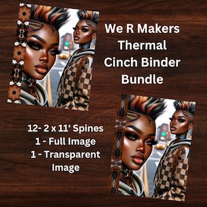 We R Makers サーマル シンチ バインダー バンドル - 12x2"x11" 背表紙 + DIY ノートブック用画像