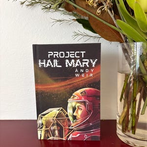 Reliure personnalisée Project Hail Mary - Couverture Sparkle Galaxy - Andy Weir / Science-fiction / Science-fiction réaliste