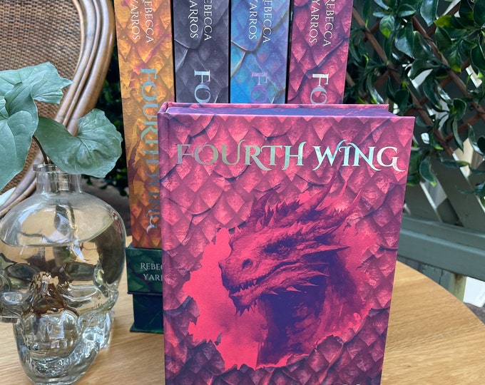 FOURTH WING Custom Made Hardcover rebind With Edge Printing DEIGH - Etsy