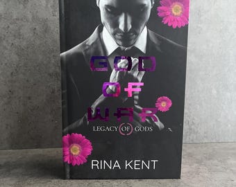 Reencuadernación personalizada de God of War: novela de Rina Kent con impresión Edge