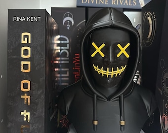 Busto de Enmascarados - Personaje de romance oscuro - Shelfie - ¡Enorme! - 5 colores diferentes. Booknook