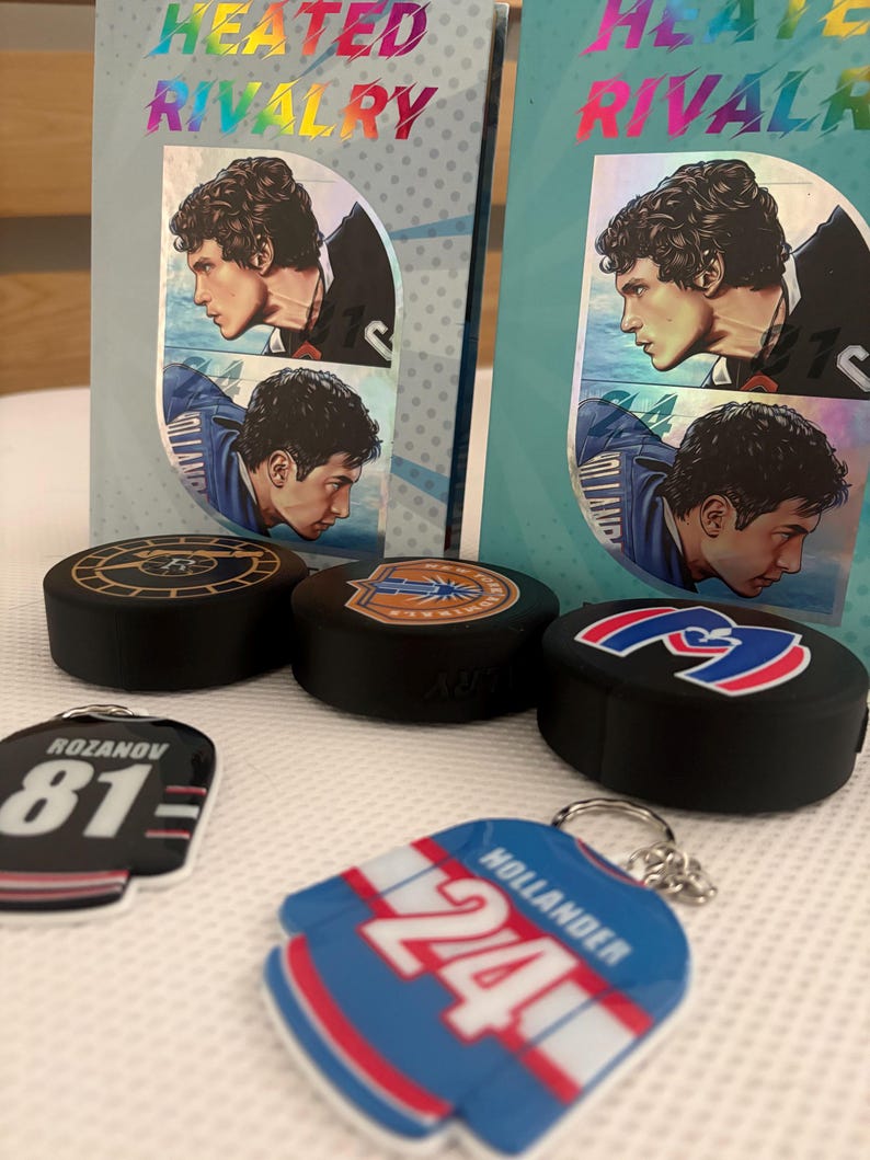 Heated Rivalry Custom Rebind / Handmade / Rainbow Foil / Hockey Romance / MM Romance image 18